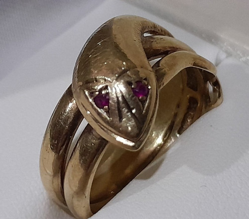 Schwerer ring rubinaugen - ring, "rubinaugen