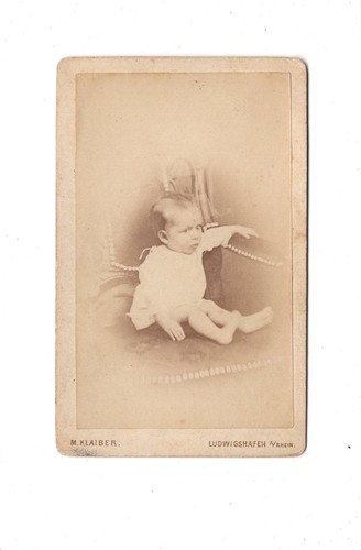 Klaiber cdv foto - m., baby