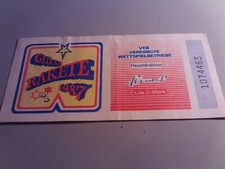 Alter Lottoschein DDR