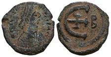 Byzanz 5 Nummi Justinian I
