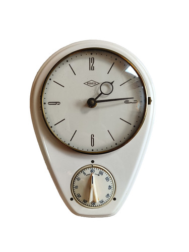 Vintage küchenuhr peweta aus - küchenuhr,