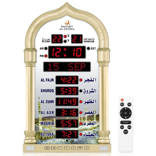 Digitale azan wanduhr led - azan,