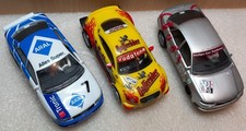 1:40 Carrera Profi ,  Audi A4 silber + Quattro in blau Aral + Audi TT DTM gelb