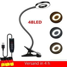 LeseTischLampe Schreibtisch LED Tisch Dimmbar USB Kabellos leuchte Wiederaufladb