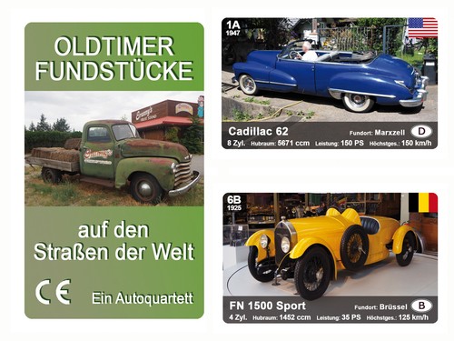 Auto quartett oldtimer - auto,