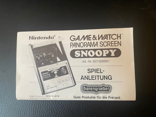 Nintendo game watch panorama - nintendo,