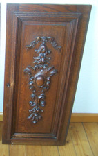 alte geschnitzte Gründerzeit Tür von / Schrank - Buffet