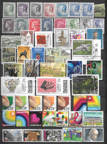 Lot briefmarken luxemburg - lot,