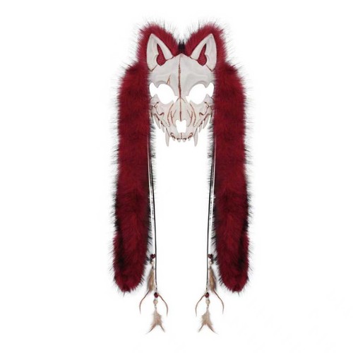 Tierschädel maske faux wolf - tierschädel,
