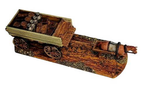28mm bauernwagen mit pferd - bauernwagen,