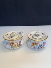 Meissen 2 Tintenfässchen