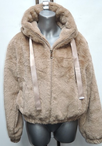 Stylishe kunstpelz jacke - kunstpelz,