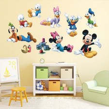 Micky Maus Wandtattoo Wandsticker XXL Minnie Mickey Mouse Kinderzimmer Minnie