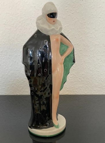 Porzellan figur tänzerin - porzellan,, figur,