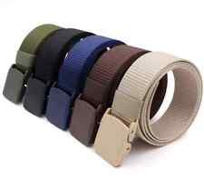 Unisex Stoffgürtel  Nylon Canvas Arbeitsgürtel Automatik Gürtel 3.8cm x120-140cm