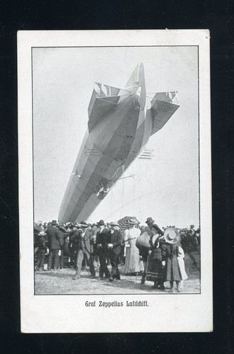 Zeppelin postkarte graf - zeppelin,