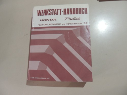 Werkstatthandbuch honda - werkstatthandbuch,