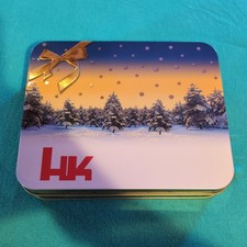 HK Dose Blech  Lebkuchendose leer Rarität Heckler und Koch Für Sammler 