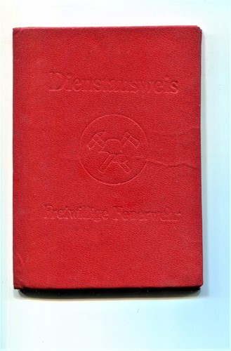 Dienstausweis der feuerwehr - dienstausweis,