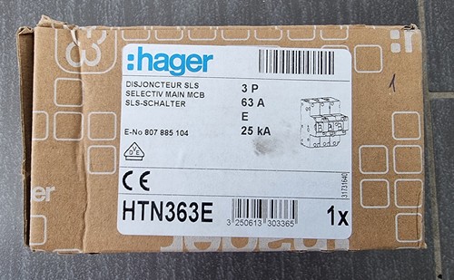 Hager htn363e sls schalter - hager, sls-schalter