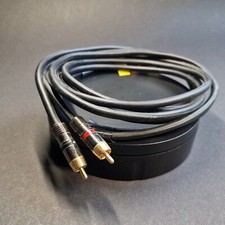 Audio Kabel Cinch/Cinch - 3m lang - mit vergoldeten Steckern