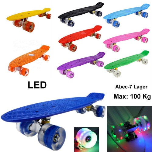 Led mini skateboard - skateboard, fun