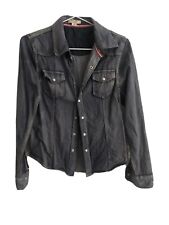 Diesel Denimshirt Jeanshemd Blau Jeansbluse S