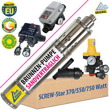 BRUNNENPUMPE PUMPE SANDVERTRÄGLICH TIEFBRUNNENPUMPE GARTENPUMPE SCHRAUBENPUMPE