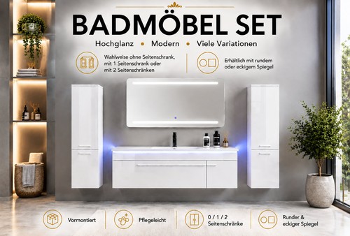 Faizee home badmöbelset - faizee, 120