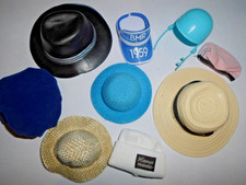 %**Puppen Mützen,Hut,Helm*Für Barbie,Ken,Shelly,Creatable*Verschiedene Größen*%