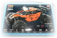 Ferngesteuertes Auto 1:16, 20 km/h, 2.4 GHz, Legierungs-Karosserie, Schwarz