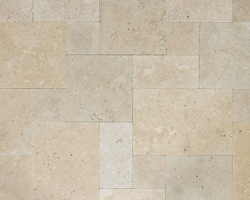 Travertin fliesen crema - travertin, "crema