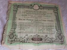 Vintage Aktienzertifikat