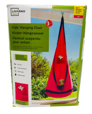 LIVARNO Home Kinder Hängesessel, mit integriertem Kissen pink Ø55 x 165 cm ✅