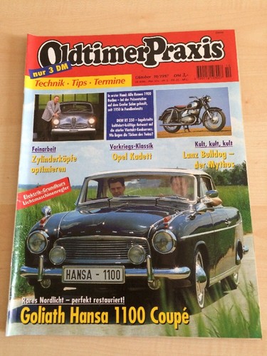Oldtimer praxis alfa - oldtimer, 10-97+alfa