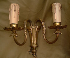 alte WANDLAMPE ZWEIFLAMMIG