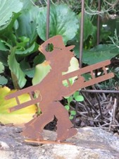 Edelrost Kaminkehrer auf