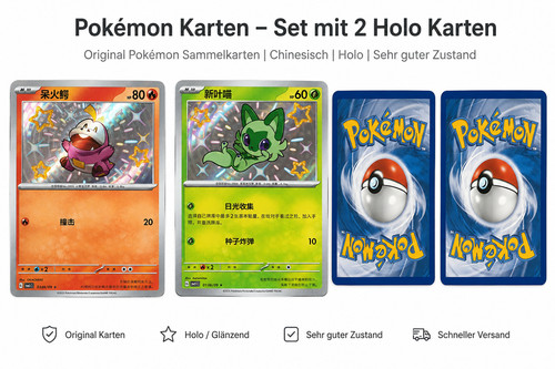 Pokémon 2er set holo - 2er,