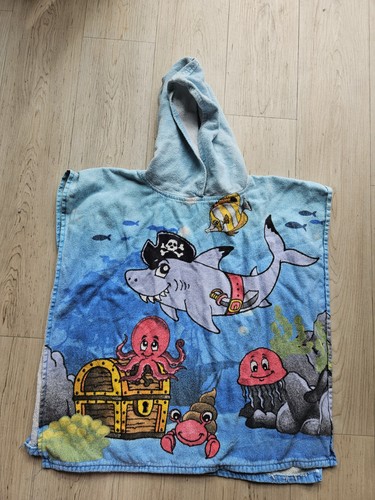 Crivit badeponcho mit hai - badeponcho,