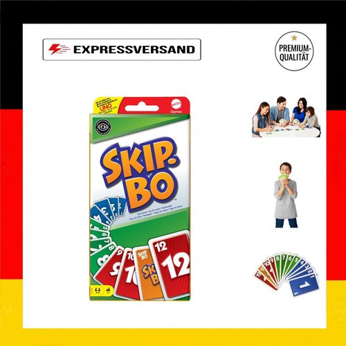 Skip kartenspiel für 6 - skip-bo,