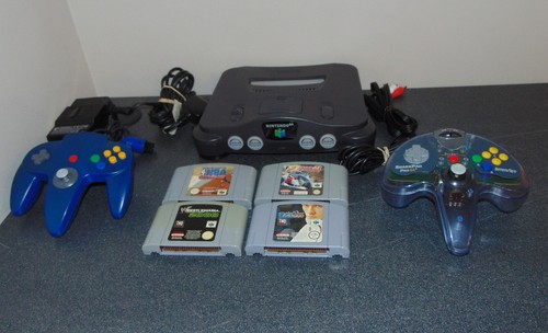 N64 konsole mit spielen 2 - n64, spielen,