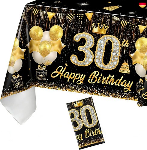 Schwarz gold geburtstag - schwarz,