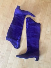 Vintage Escada Stiefel Leder