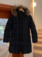 Eddie Pen Daunenjacke Mantel blau marine navy edel Luxus 14 16 34 36 S add Jacke