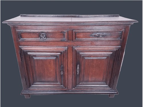 Geschirrschrank aus eichenholz - geschirrschrank,