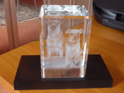 Hologramm block plexiglas - block,