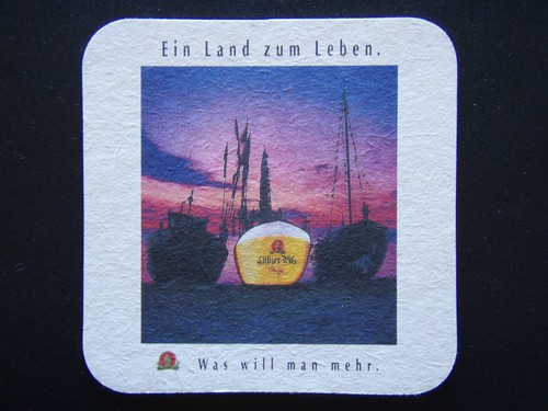 Lubzer pils coaster - pils,