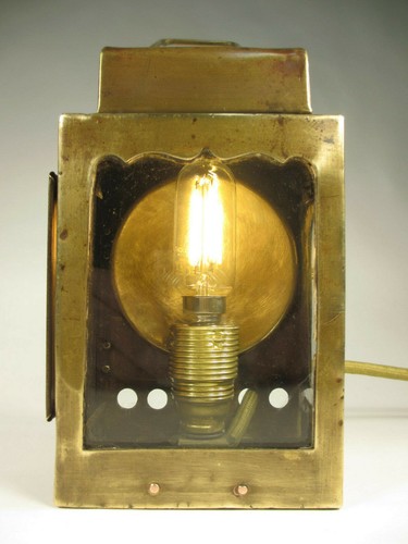 Antik fahrradlampe messing - antik,
