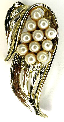 Brosche goldfarben - , &