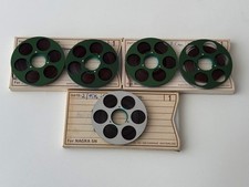 5x NAGRA Spulen / Reels "Grün